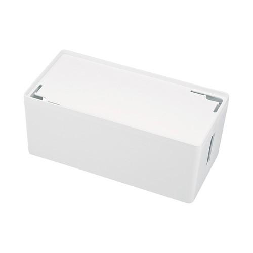訳あり新品 ケーブル＆タップ収納ボックス Mサイズ ホワイト CB-BOXP2WN2 サンワサプライ...