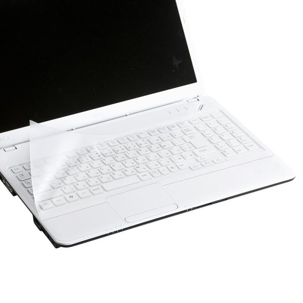 訳あり新品 ノートPC用キーボードカバー 15.4インチ以上対応 マルチタイプ FA-NMUL2WB...
