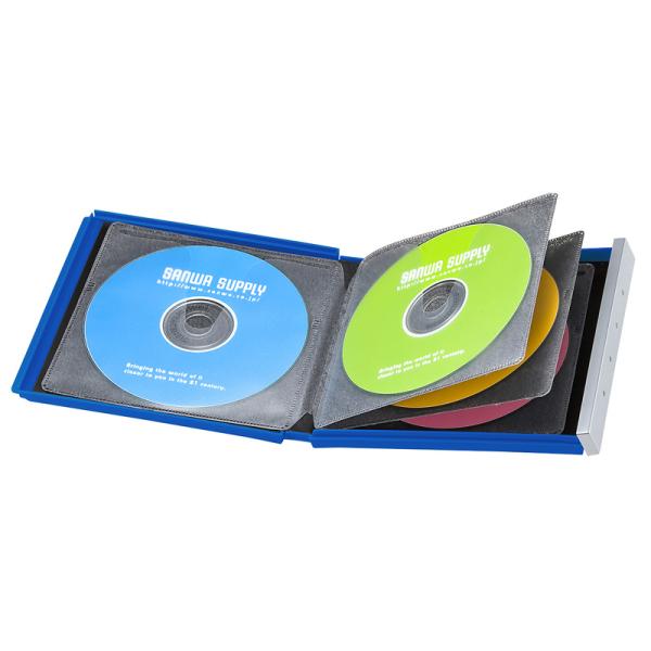 訳あり新品 ディスクケース メディア DVD CD ブルーレイ対応 8枚まで収納 ポータブル 保管 ...