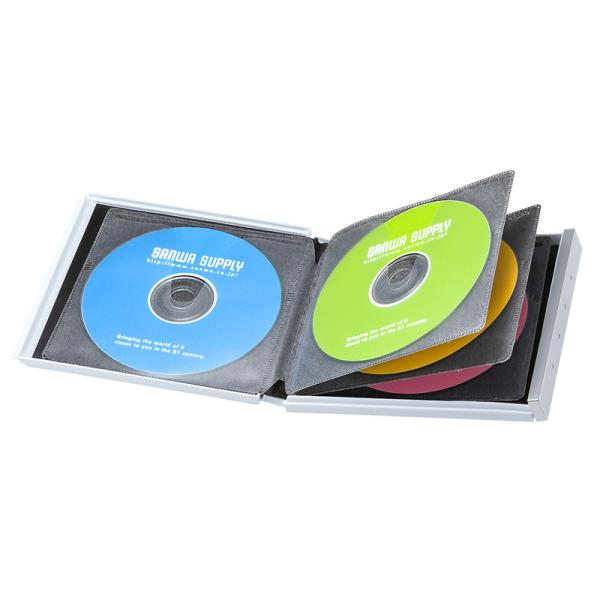 訳あり新品 ディスクケース メディア CD DVD ブルーレイ対応 8枚まで収納 ホワイト 保護 保...