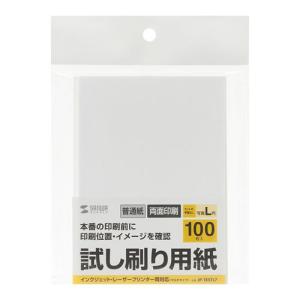まとめ買い L判印刷 試し刷り用紙 L判サイズ 普通紙 100枚入り 両面印刷 本番の印刷前に