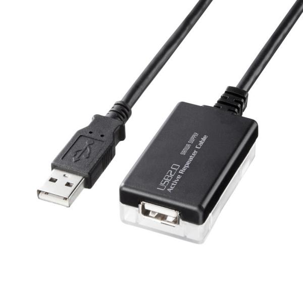 訳あり新品 12m延長USB2.0アクティブリピーターケーブル KB-USB-R212N サンワサプ...