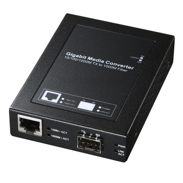 訳あり新品 光メディアコンバータ 10BASE-T/100BASE-TX/1000BASE-T/10...