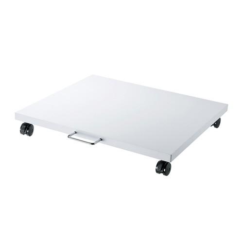 訳あり新品 レーザープリンタ台 キャスター付 デスク下収納 天板サイズ50×50cm LPS-T10...