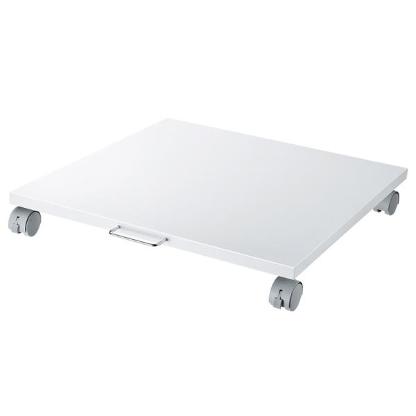 訳あり新品 プリンタ台 レーザープリンタスタンド キャスター付 デスク下収納 移動 幅60cm 奥行...