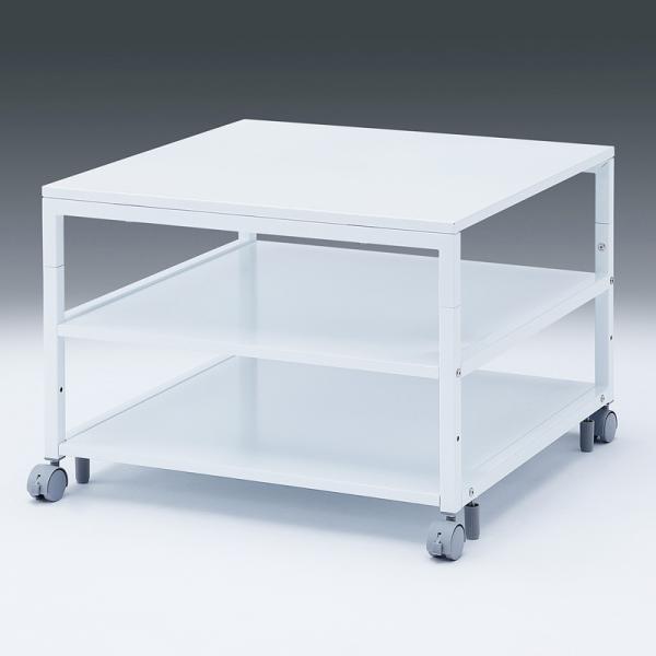 訳あり新品 プリンター台 大型レーザープリンタースタンド スチール製 幅70cm 奥行70cm 高さ...