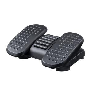 訳あり新品 フットレスト デスク下 足置き台 足踏み運動 マッサージローラー 滑り止め付き オフィス MR-FR7 サンワサプライ 外装に傷・汚れあり