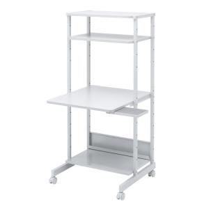 訳あり新品 パソコンラック コンパクト W650×D700×H1400mm マウステーブル付き RAC-EC12N2 サンワサプライ 外装に傷・汚れあり