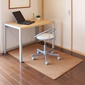 訳あり チェアマット フローリング床傷防止 ブラウン