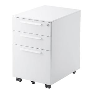 SANWA SUPPLY（サンワサプライ） キャビネット 引き出し3段 鍵付き