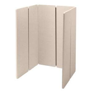 訳あり新品 パーティションブース 高さ160cmタイプ パネル6枚セット ファスナー連結 吸音効果 ・ SPT-PB002BG サンワサプライ 外装に傷・汚れあり