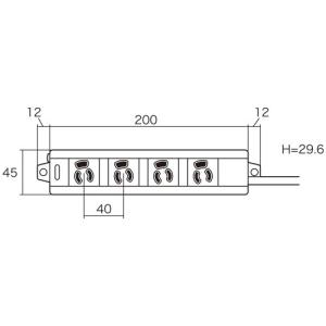 訳あり新品 電源タップ 3Pプラグ 4個口 1...の詳細画像1