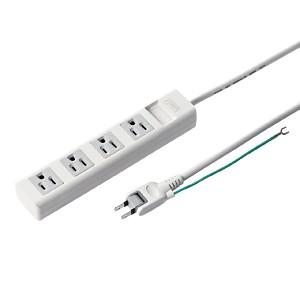 訳あり新品 延長コード 3Pプラグ 4個口 5m 電源タップ マグネット付 コンセントタップ TAP-N3450MGN サンワサプライ 箱にキズ、汚れあり