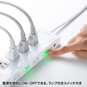 訳あり新品 電源タップ 3P 6個口 2m 省...の詳細画像3