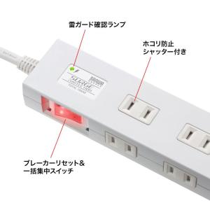 訳あり新品 電源タップ 雷ガード内蔵 10個口...の詳細画像4