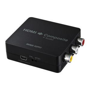 訳あり新品 HDMI信号コンポジット変換コンバーター VGA-CVHD3 サンワサプライ 外装パッケージ にキズ、汚れあり｜esupply