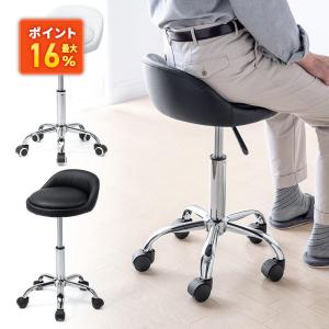 藤沢工業 病院 診察室 回転いす 丸イス スツール チェア 背もたれ付