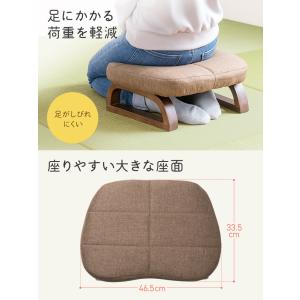 あぐら座椅子 正座椅子 法事 コンパクト 正座...の詳細画像2
