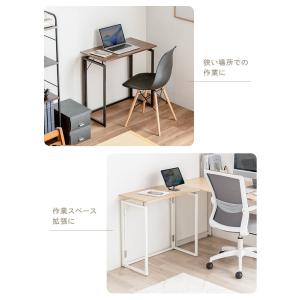 折りたたみデスク 幅70cm 折りたたみテーブ...の詳細画像2
