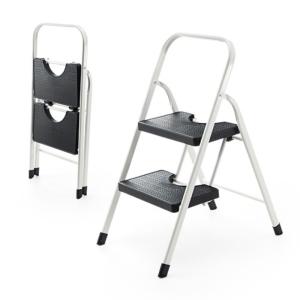 脚立 2段 軽量 踏み台 折りたたみ スリム 省スペース収納 ステップ スチール製 丈夫 トラック 昇降設備 荷台昇降 EEX-KYA2