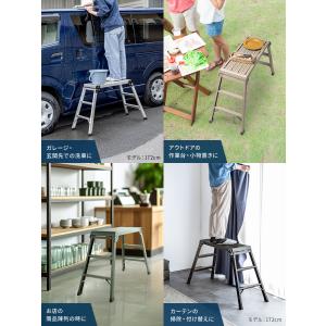 足場台 脚立 76cm 幅広 ワイド 洗車 S...の詳細画像3