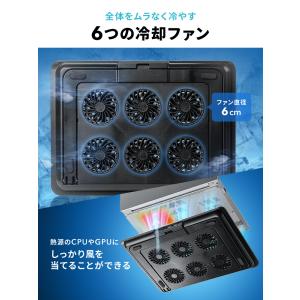 セール ノートパソコンクーラー アルミ パソコ...の詳細画像5