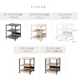 プリンター台 キャスター ラック 収納 デスク...の詳細画像4
