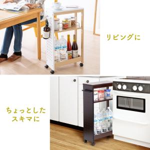 隙間収納ラック 幅18cm 奥行40cm キャ...の詳細画像4