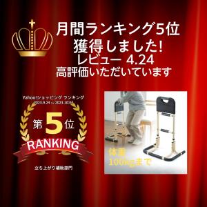 在庫限り 立ち上がり補助手すり 補助器具 介助...の詳細画像2
