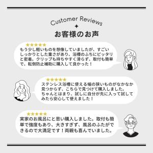 風呂用手すり 入浴補助 浴槽フチ取付け幅4〜1...の詳細画像2