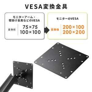 VESA変換プレート 変換金具 100×200...の詳細画像2