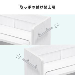 隙間収納 20cm メディアラック 収納ワゴン...の詳細画像4