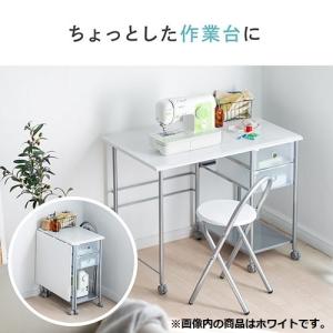 折りたたみデスク 折りたたみイス付 キャスター...の詳細画像4