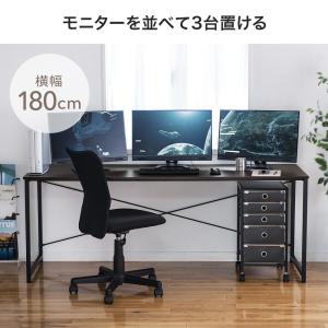 パソコンデスク pcデスク 奥行60 幅180...の詳細画像1
