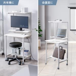 パソコンデスク パソコンラック ワークデスク ...の詳細画像2