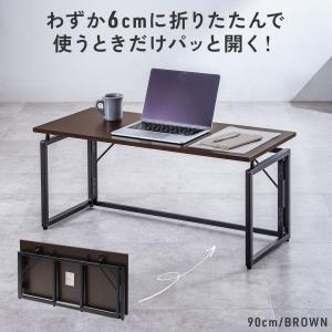 折りたたみデスク 折りたたみテーブル ローデス...の詳細画像1
