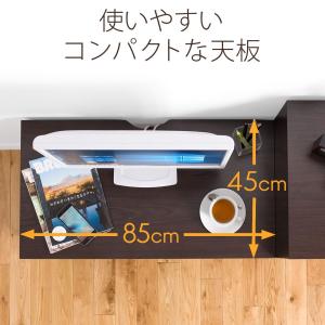 パソコンデスク ローデスク 木製 キャビネット...の詳細画像2