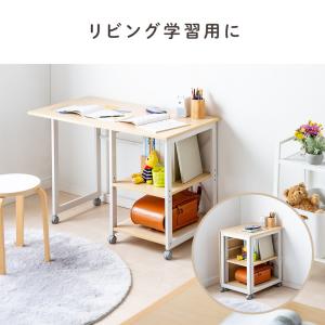 折りたたみデスク コンパクト ワゴン 作業台 ...の詳細画像2