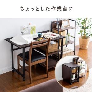 折りたたみデスク コンパクト ワゴン 作業台 ...の詳細画像3
