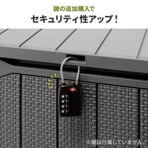 屋外用収納コンテナ 113L 大容量 収納ボッ...の詳細画像3