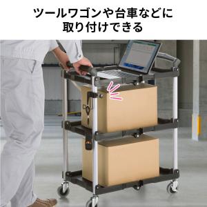フック クランプ式 収納 丸パイプ 角パイプ ...の詳細画像2