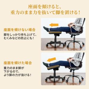 オットマン リラックス足置き台 ストッパー付き...の詳細画像3