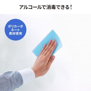 シンプルパーティション 1枚 自立式 半透明 ...の詳細画像2