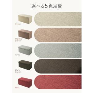 スツール 収納 オットマン 収納椅子 座れる収...の詳細画像2