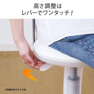 カウンターチェア キャスター・アジャスター両対...の詳細画像5