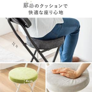 折りたたみチェア コンパクト 軽量 クッション...の詳細画像2