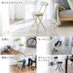 折りたたみチェア コンパクト 軽量 クッション...の詳細画像3