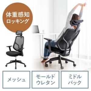SANWA SUPPLY（サンワサプライ） オフィスチェア メッシュ ハイバック