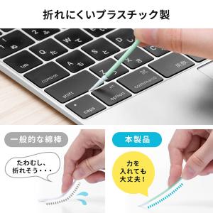 精密綿棒 極細綿棒 先端0.8mm 先端三角型...の詳細画像3