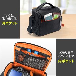 カメラバッグ 一眼レフカメラ 交換用レンズ収納...の詳細画像4
